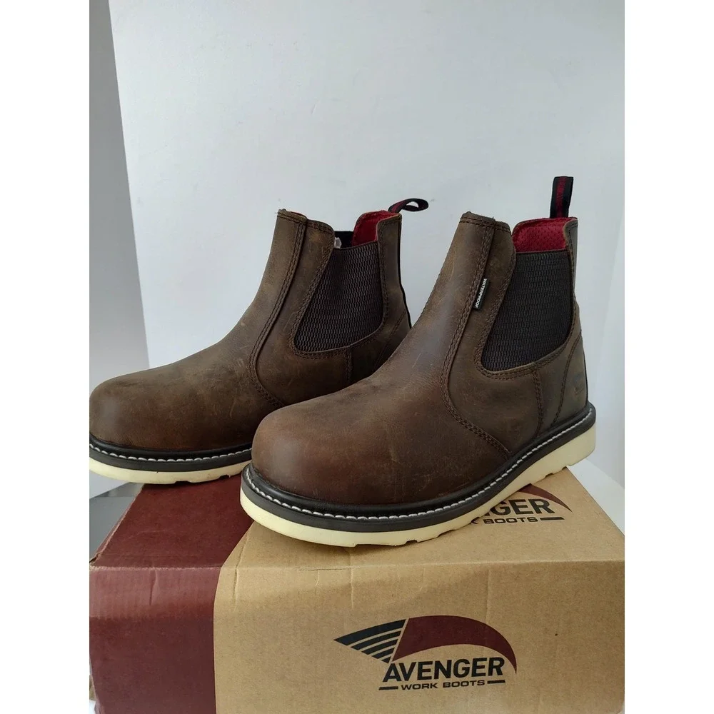 Avenger Works Boots NIB Mens A7510 Wedge‎ Romeo Soft toe 12 No Tags